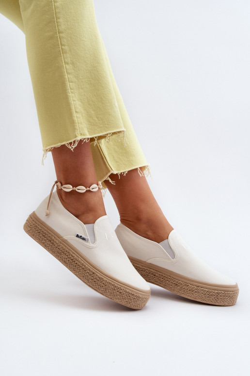 Sapatos femininos Slip-On Com trança Lee Cooper LCEM-24-44-2430