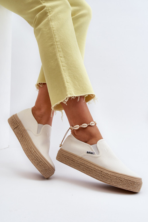 Sapatos femininos Slip-On Com trança Lee Cooper LCEM-24-44-2430