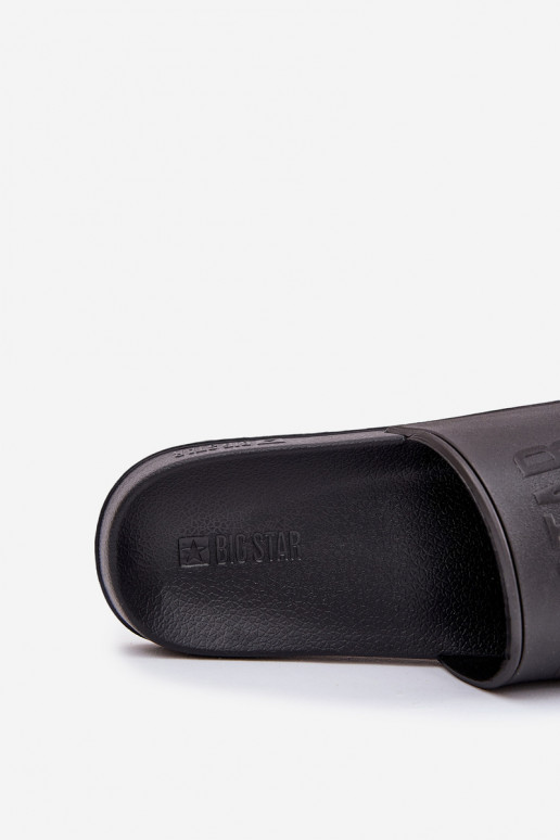 Chinelos de espuma leves Tem que sercho Big Star MM174322 cor preta