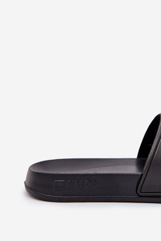 Chinelos de espuma leves Tem que sercho Big Star MM174322 cor preta