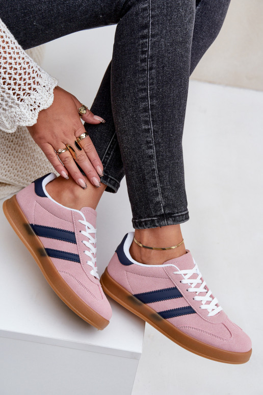 À modalo de tênis Baixo feminino cor rosa EnnorParaen