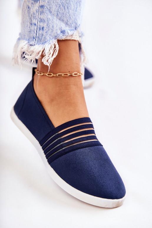 Feminino Tênis  Slip-On azul escuro Lilis