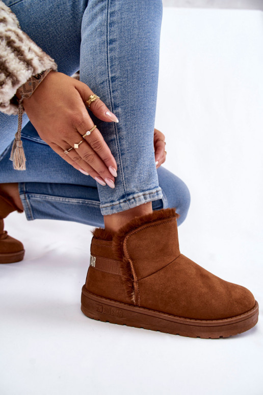 Feminino Botas Botas de neve Big Star KK274620 cor marrom