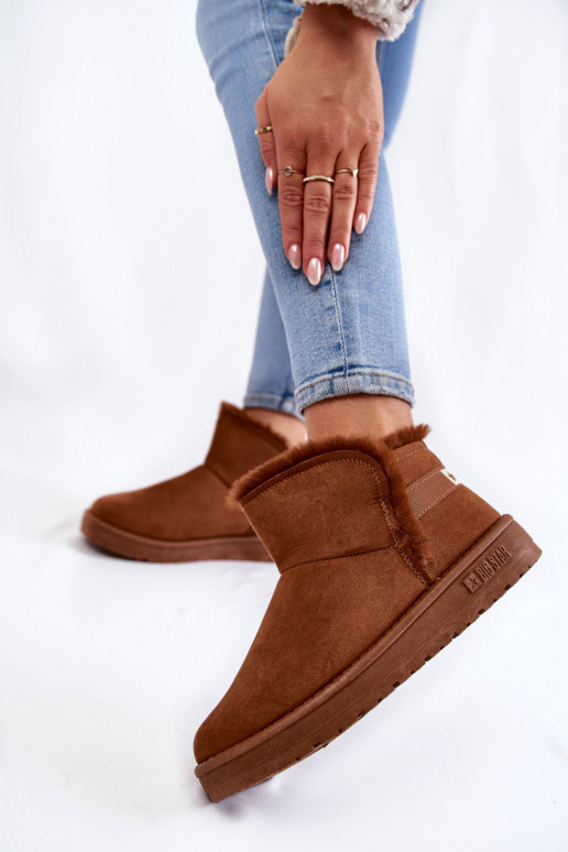 Feminino Botas Botas de neve Big Star KK274620 cor marrom