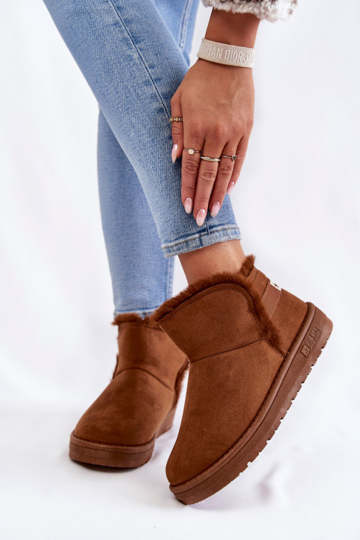 Feminino Botas Botas de neve Big Star KK274620 cor marrom