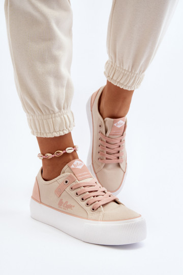  Sapatos de lazer Lee Cooper LCEM-24-31-2196 bege