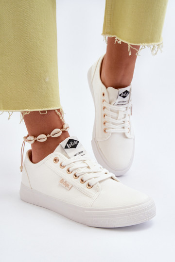 Sapatos femininos Lee Cooper LCEM-24-31-2201 cor branca