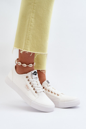 Sapatos femininos Lee Cooper LCEM-24-31-2201 cor branca 2