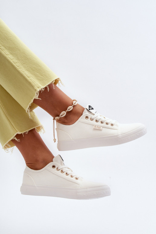 Sapatos femininos Lee Cooper LCEM-24-31-2201 cor branca