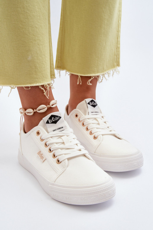 Sapatos femininos Lee Cooper LCEM-24-31-2201 cor branca