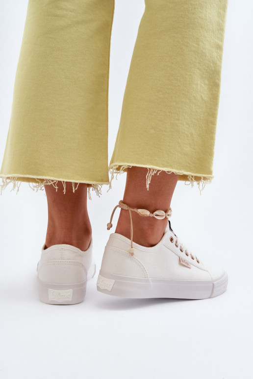 Sapatos femininos Lee Cooper LCEM-24-31-2201 cor branca