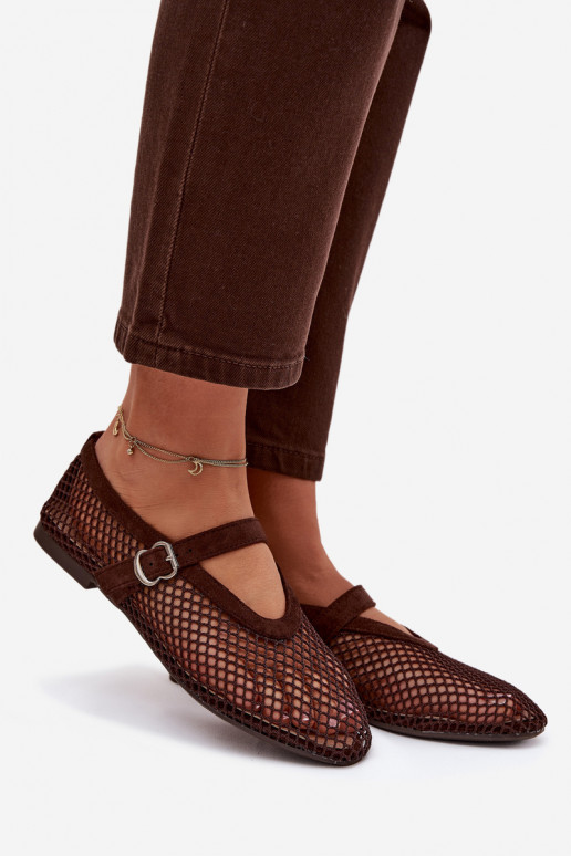 grade Bailarinas com alças CzekoladoParae Pherina