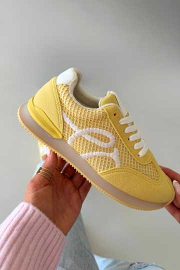 À modalo de tênis tênis Feminino cor amarela Tarlisse
