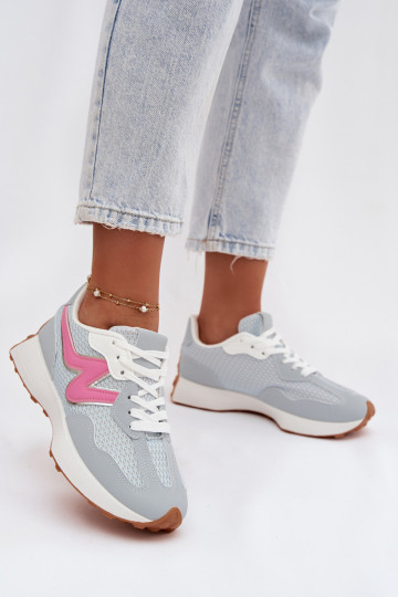 tênis Feminino com uma plataforma cor azul Janelora 2