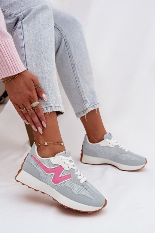 tênis Feminino com uma plataforma cor azul Janelora