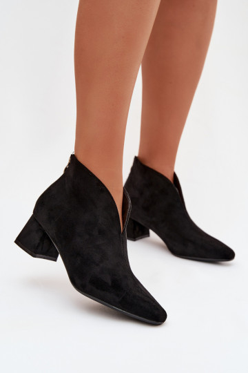 Botas Darlisse pretas para mulheres com bordados 2