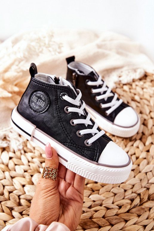 Calçado infantil com sola BIG STAR II374003 cor preta