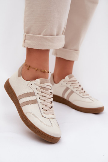 Zazoo N1068 Pele Baixo À modalo de tênis Feminino bege 2