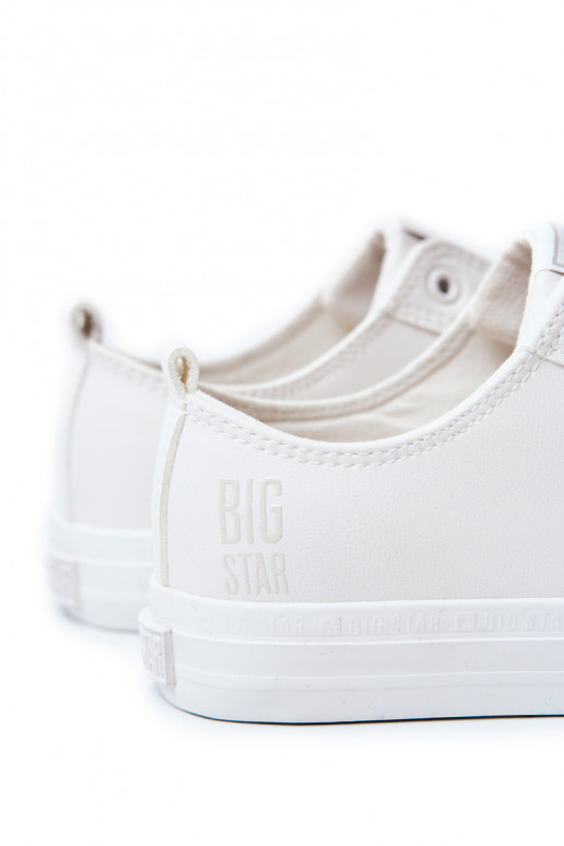 Tênis de couro masculino BIG STAR JJ174006 cor branca
