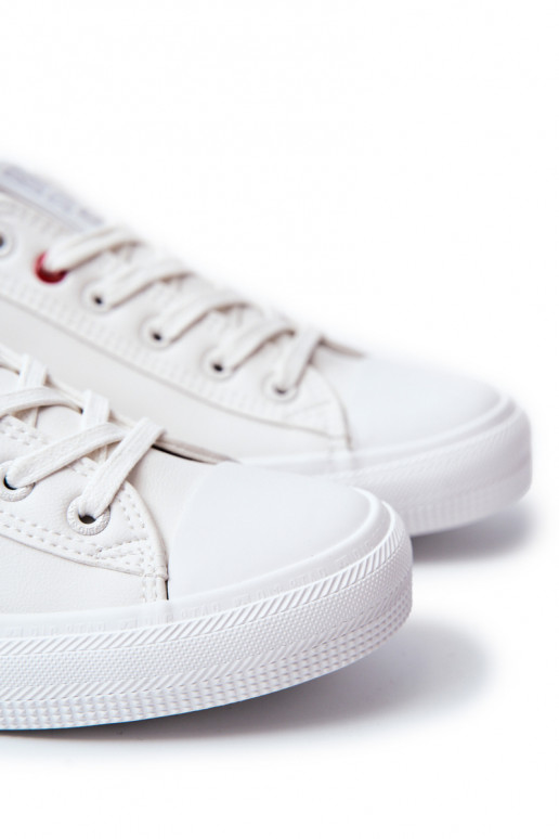 Tênis de couro masculino BIG STAR JJ174006 cor branca