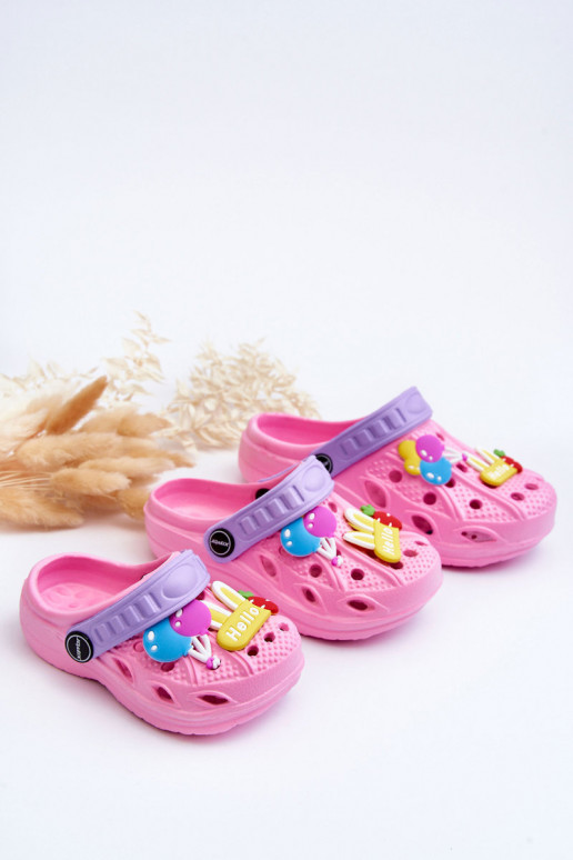 Infantil Chinelos leves  Crocodilos Chinelos cor rosa SParaeets