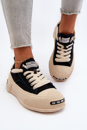 Feminino À modalo de tênis GOE NN2N4061 cor preta