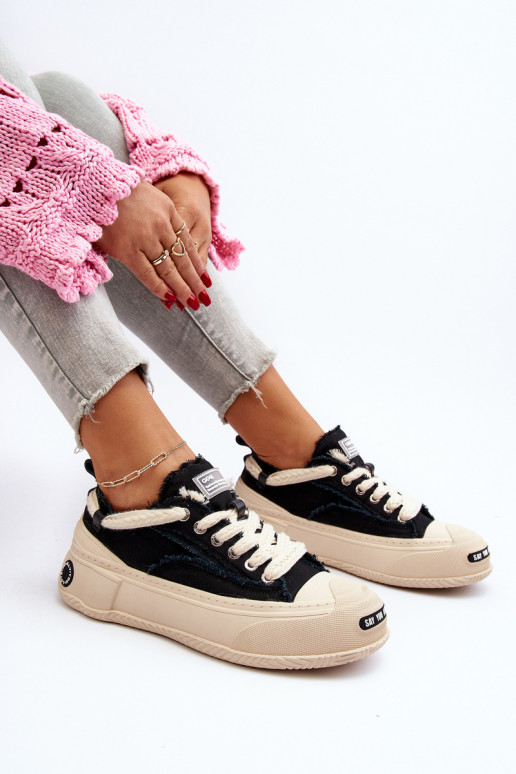 Feminino À modalo de tênis GOE NN2N4061 cor preta