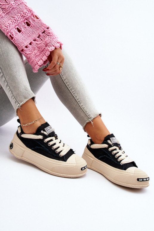 Feminino À modalo de tênis GOE NN2N4061 cor preta