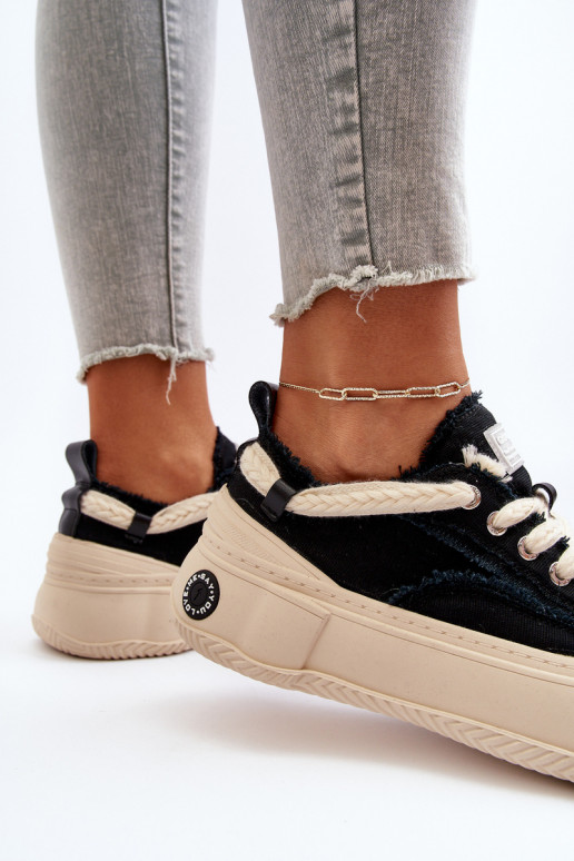 Feminino À modalo de tênis GOE NN2N4061 cor preta