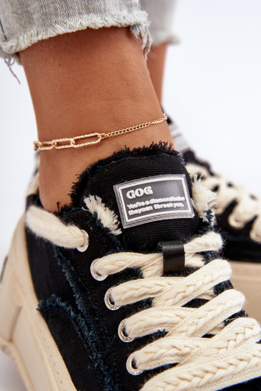 Feminino À modalo de tênis GOE NN2N4061 cor preta