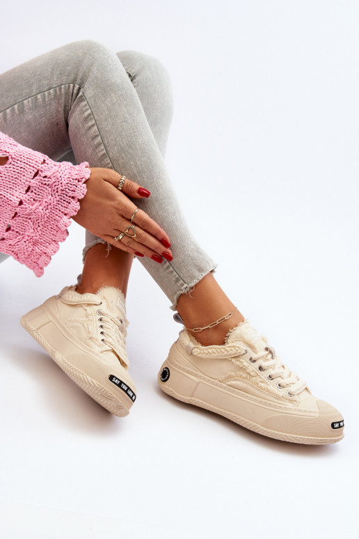 Feminino À modalo de tênis GOE NN2N4060 bege