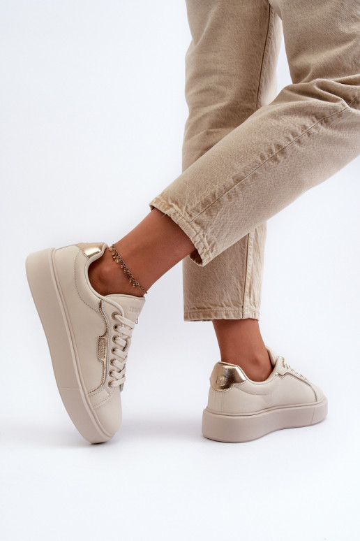 À modalo de tênis Feminino Big Star NN274334 Memory Foam System bege