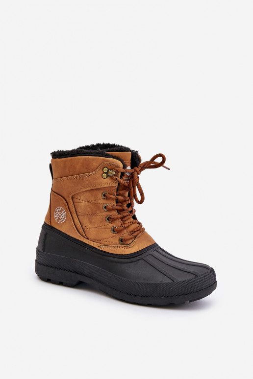 Botas de neve Tem que sercho Lee Cooper LCJ-24-44-2873M cor marrom