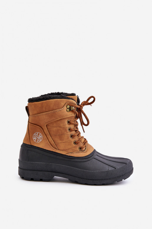 Botas de neve Tem que sercho Lee Cooper LCJ-24-44-2873M cor marrom