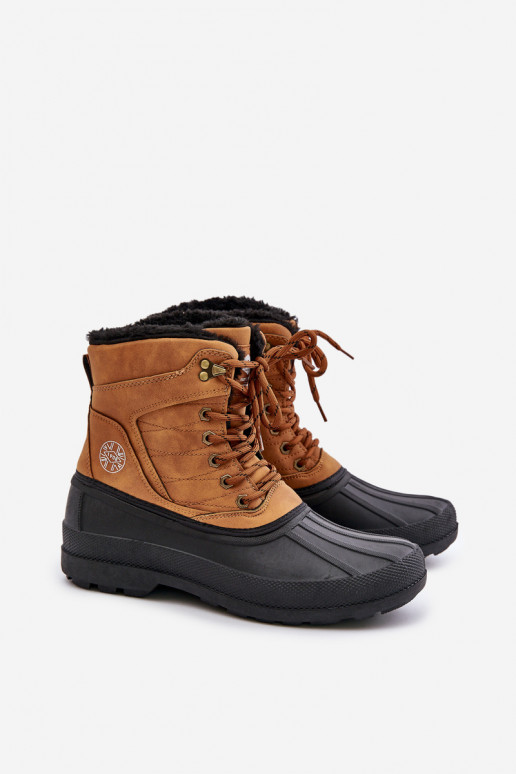 Botas de neve Tem que sercho Lee Cooper LCJ-24-44-2873M cor marrom