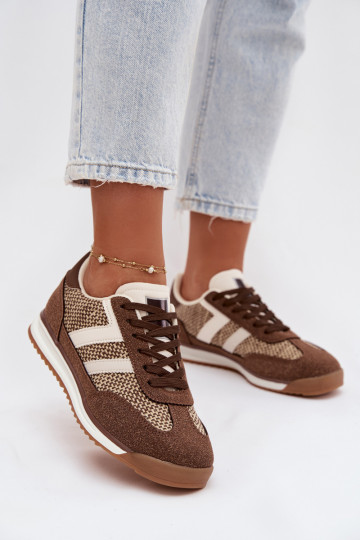 Soretta tênis femininos modelo Sneakers marrons