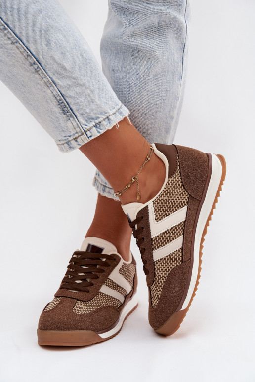 Soretta tênis femininos modelo Sneakers marrons