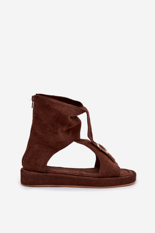 Sandálias femininas com uma bota CzekoladoParae Coralya