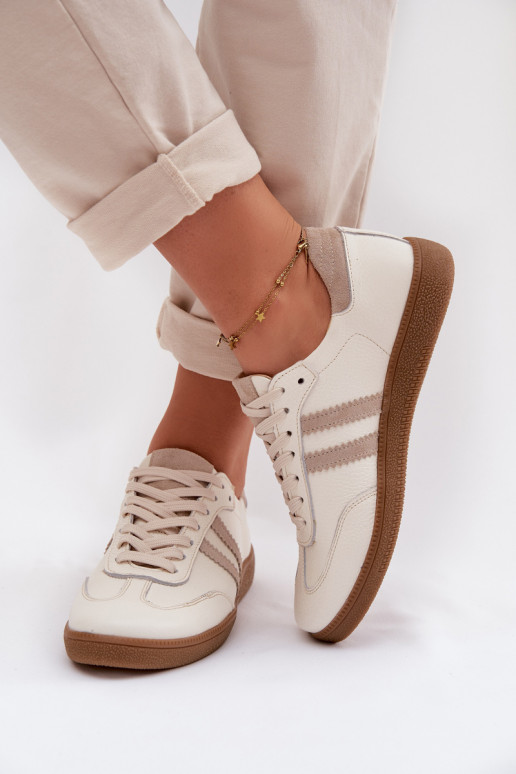 Zazoo N1068 Pele Baixo À modalo de tênis Feminino bege