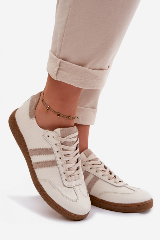 Zazoo N1068 Pele Baixo À modalo de tênis Feminino bege