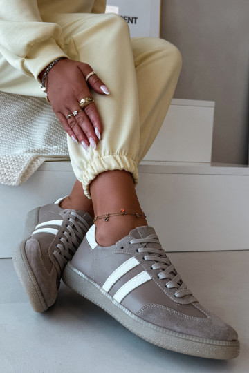 Zazoo N1068 Pele Baixo À modalo de tênis Feminino bege 2