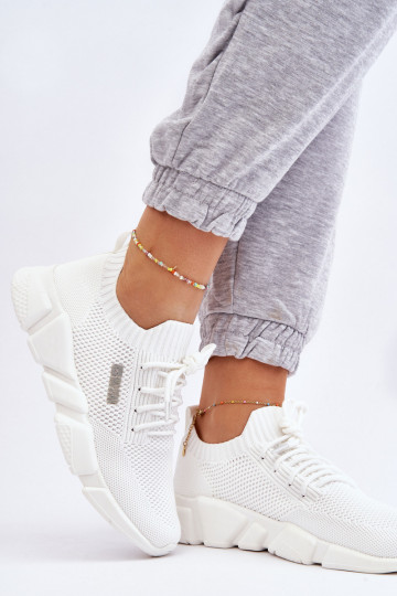 Feminino  À modalo de tênis Memory Foam System Big Star JJ274268 cor branca