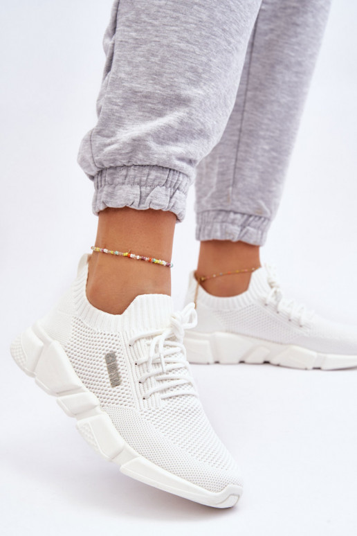 Feminino  À modalo de tênis Memory Foam System Big Star JJ274268 cor branca