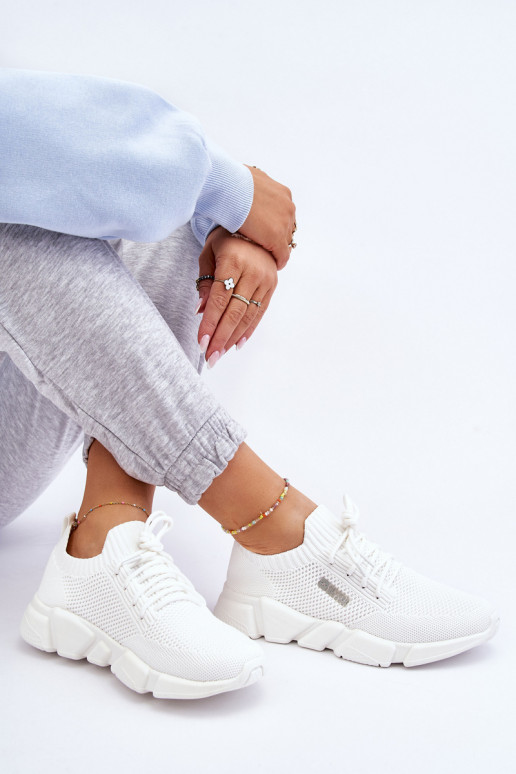 Feminino  À modalo de tênis Memory Foam System Big Star JJ274268 cor branca