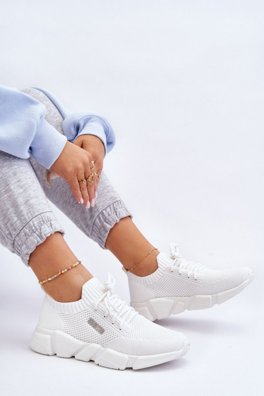 Feminino  À modalo de tênis Memory Foam System Big Star JJ274268 cor branca