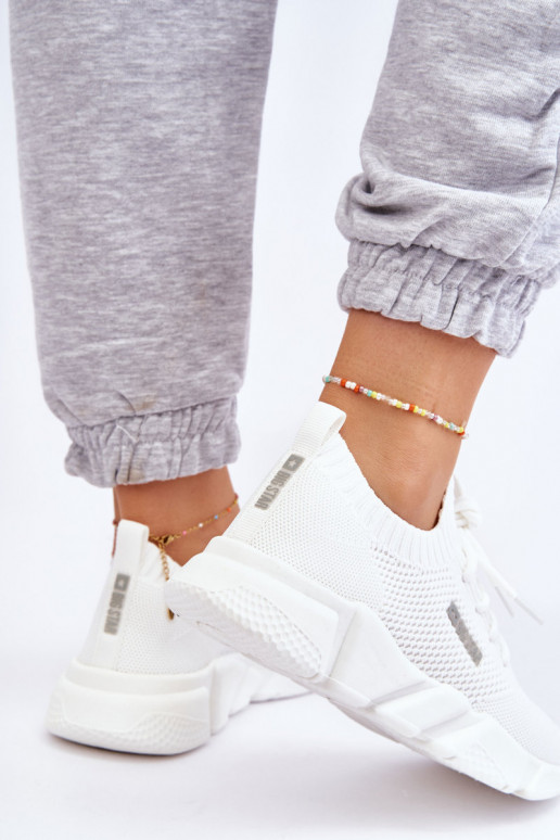 Feminino  À modalo de tênis Memory Foam System Big Star JJ274268 cor branca