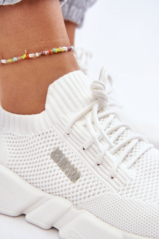 Feminino  À modalo de tênis Memory Foam System Big Star JJ274268 cor branca