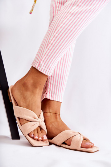 Feminino veludo Chinelos Tom rosa claro Vanilla Sky 2