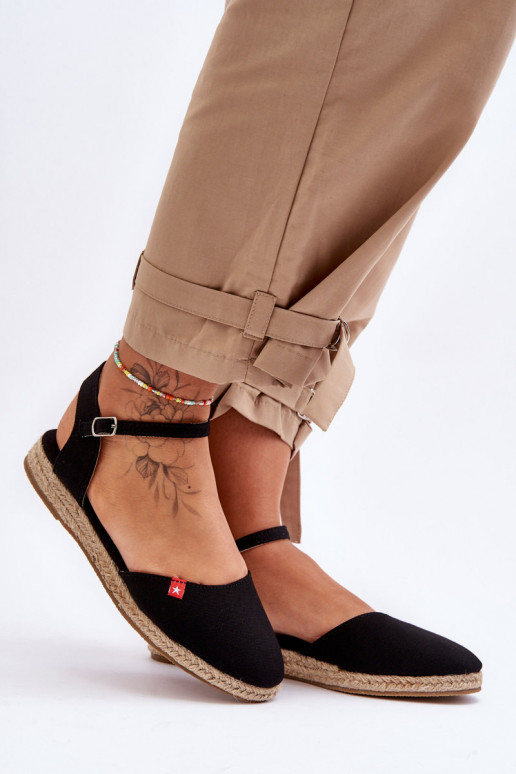 Feminino alpercatas com uma plataforma Big Star FF274526 cor preta