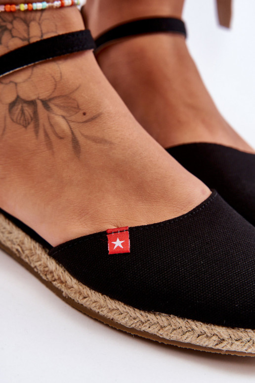 Feminino alpercatas com uma plataforma Big Star FF274526 cor preta